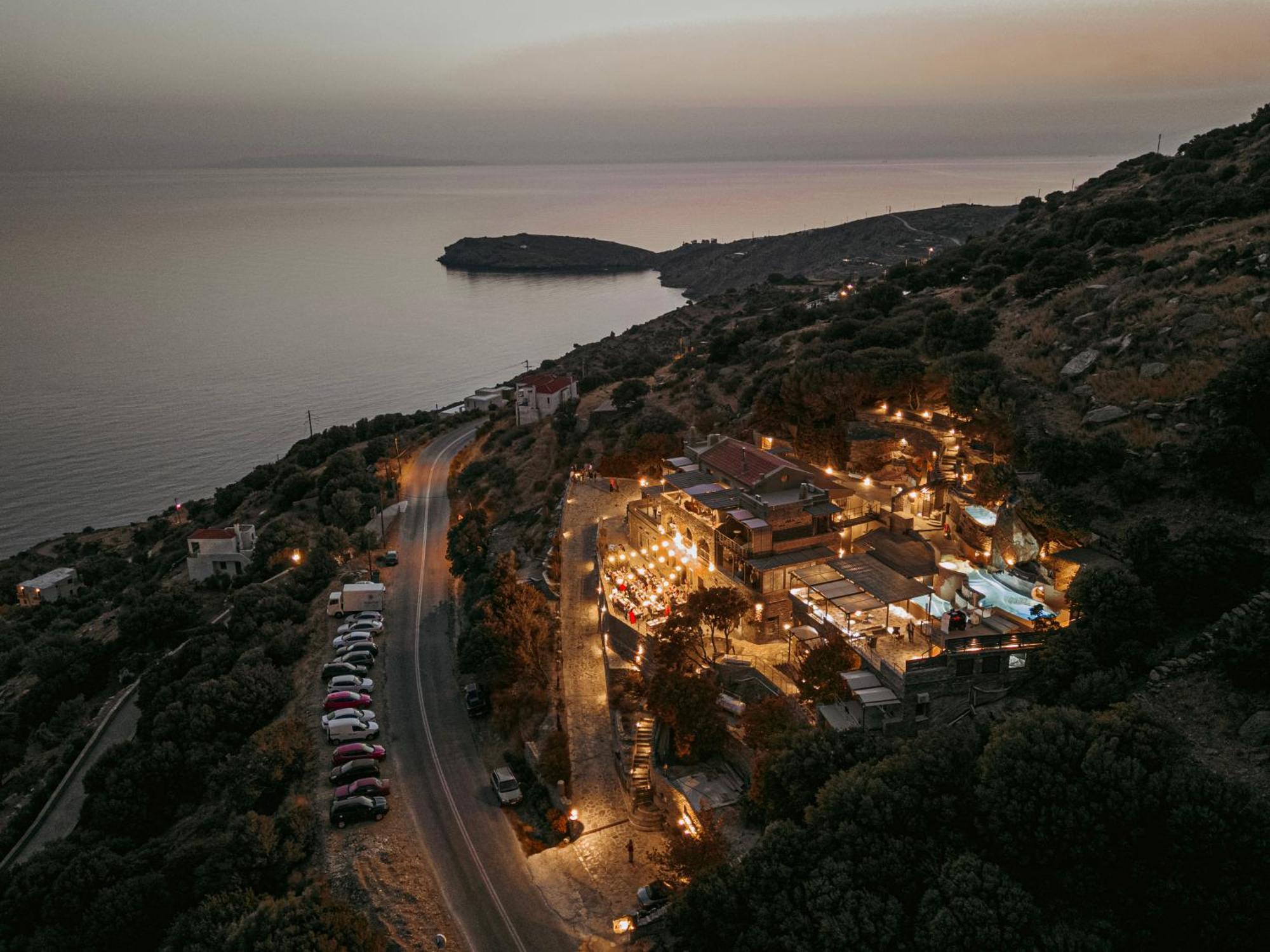Agia Eleousa Aegean Castle Andros - Adults Onlyアパートホテル エクステリア 写真