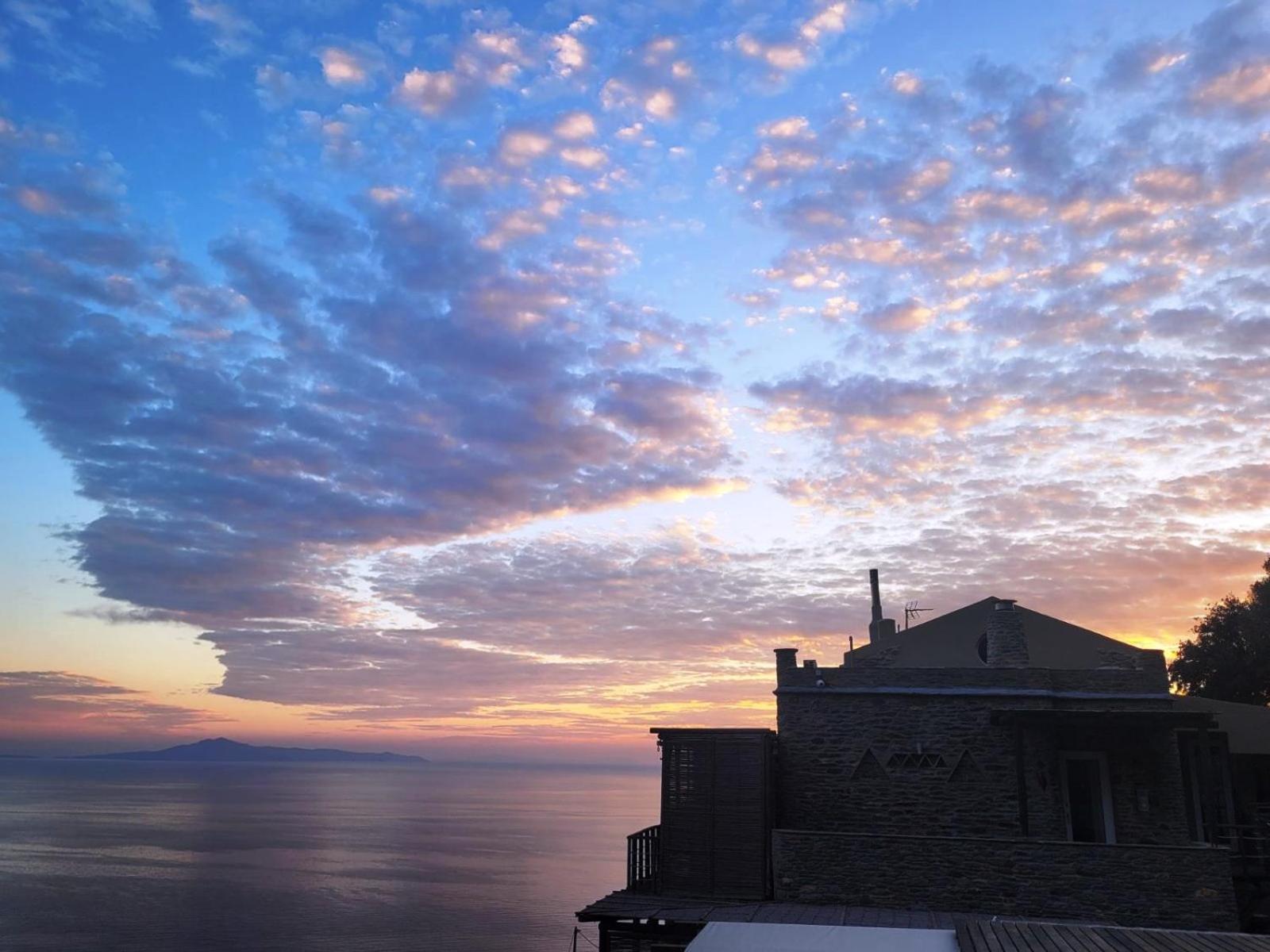 Agia Eleousa Aegean Castle Andros - Adults Onlyアパートホテル エクステリア 写真
