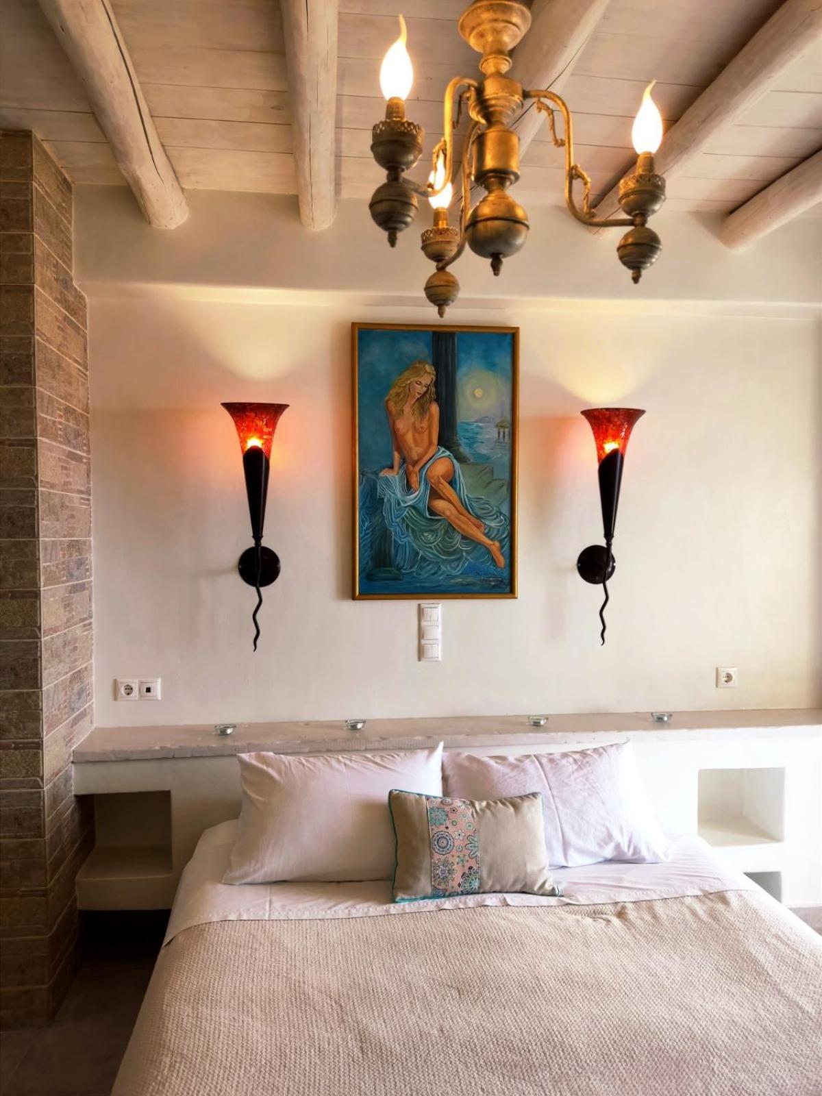 Agia Eleousa Aegean Castle Andros - Adults Onlyアパートホテル エクステリア 写真