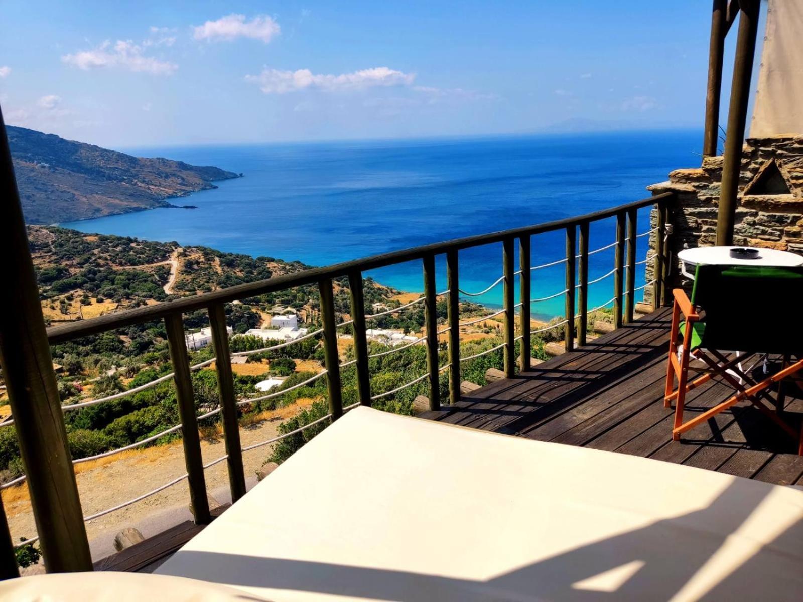 Agia Eleousa Aegean Castle Andros - Adults Onlyアパートホテル エクステリア 写真