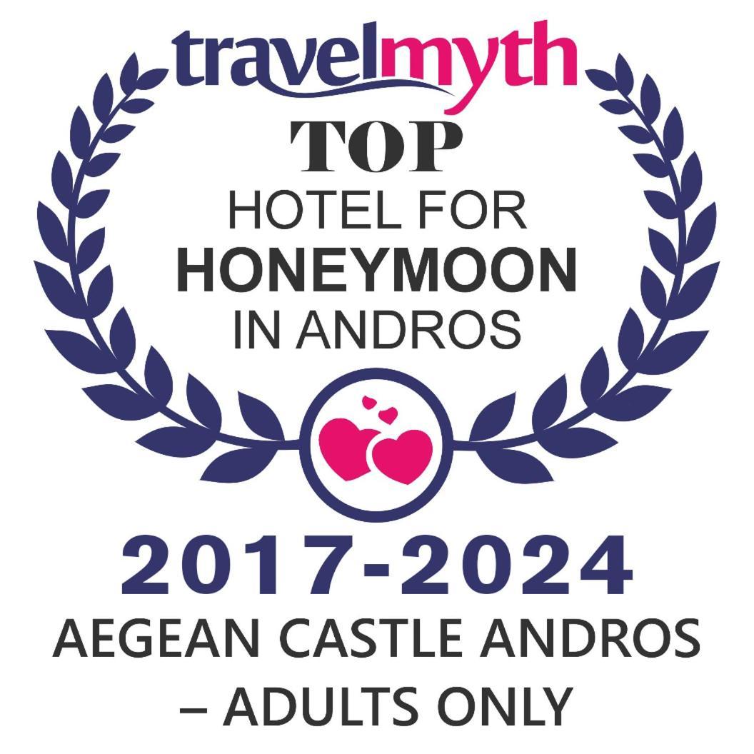 Agia Eleousa Aegean Castle Andros - Adults Onlyアパートホテル エクステリア 写真