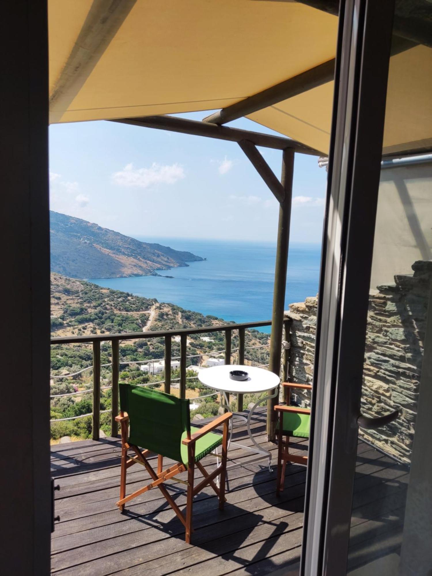 Agia Eleousa Aegean Castle Andros - Adults Onlyアパートホテル 部屋 写真
