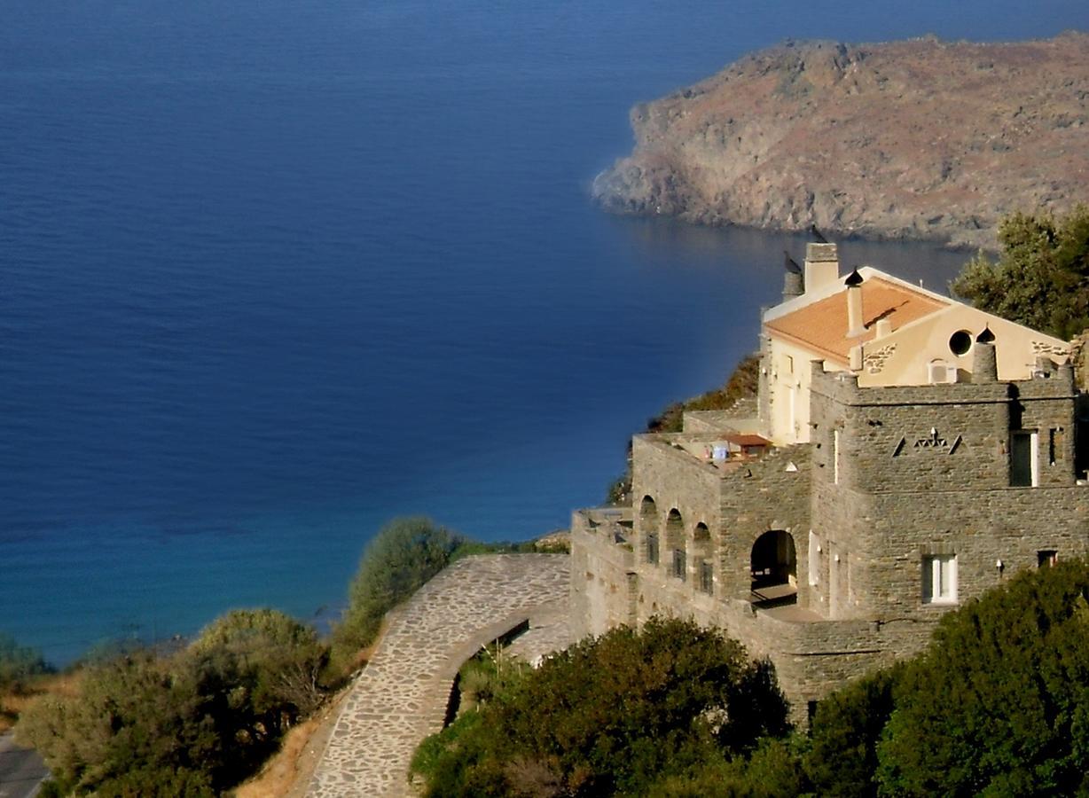Agia Eleousa Aegean Castle Andros - Adults Onlyアパートホテル エクステリア 写真