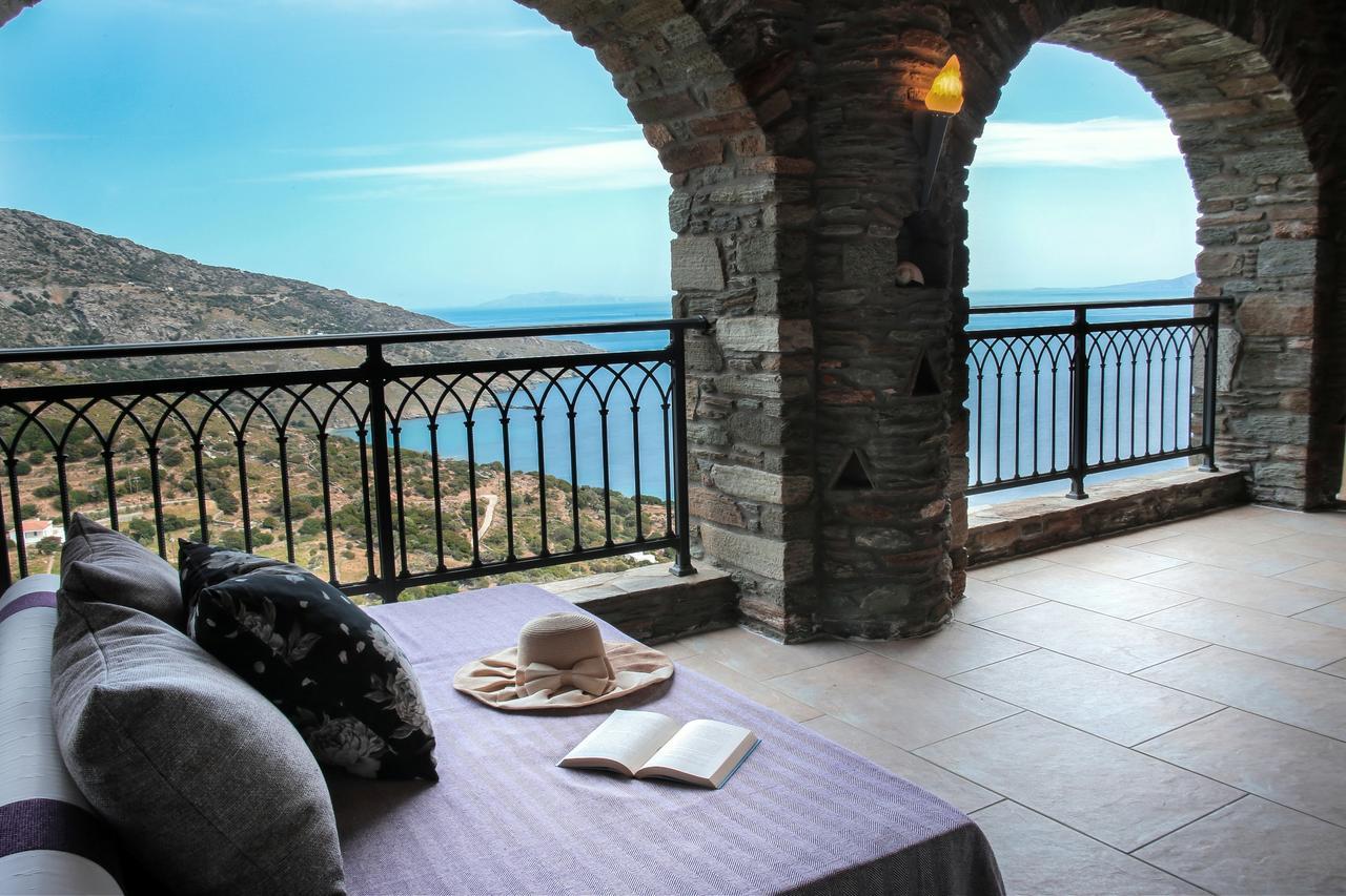 Agia Eleousa Aegean Castle Andros - Adults Onlyアパートホテル エクステリア 写真