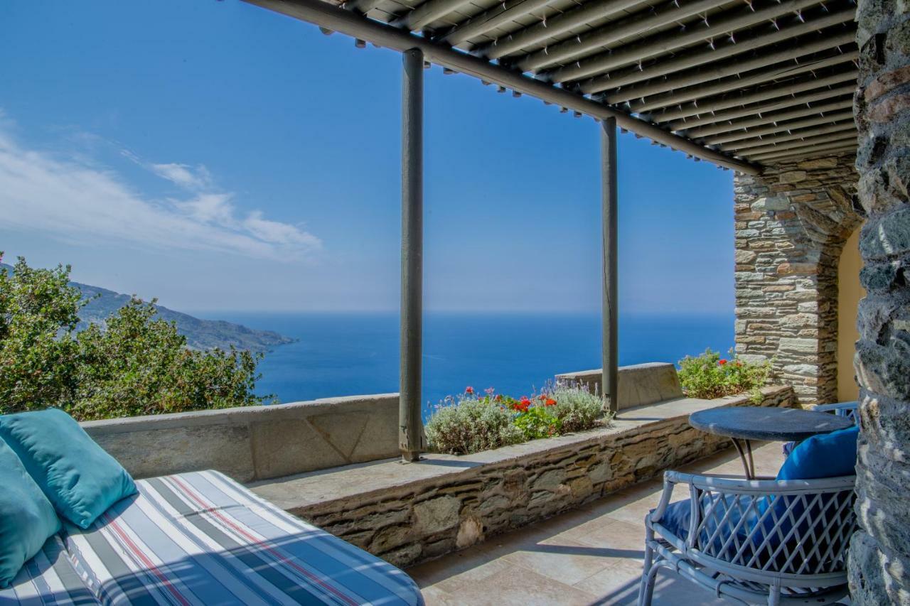 Agia Eleousa Aegean Castle Andros - Adults Onlyアパートホテル エクステリア 写真